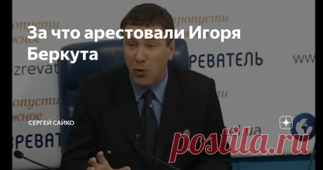 За что арестовали Игоря Беркута