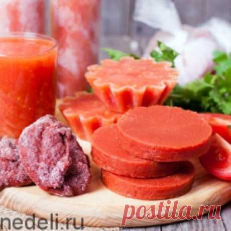 Заморозка на зиму / Меню недели
