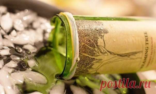 Как аккуратно, быстро и легко разрезать бутылку для декора