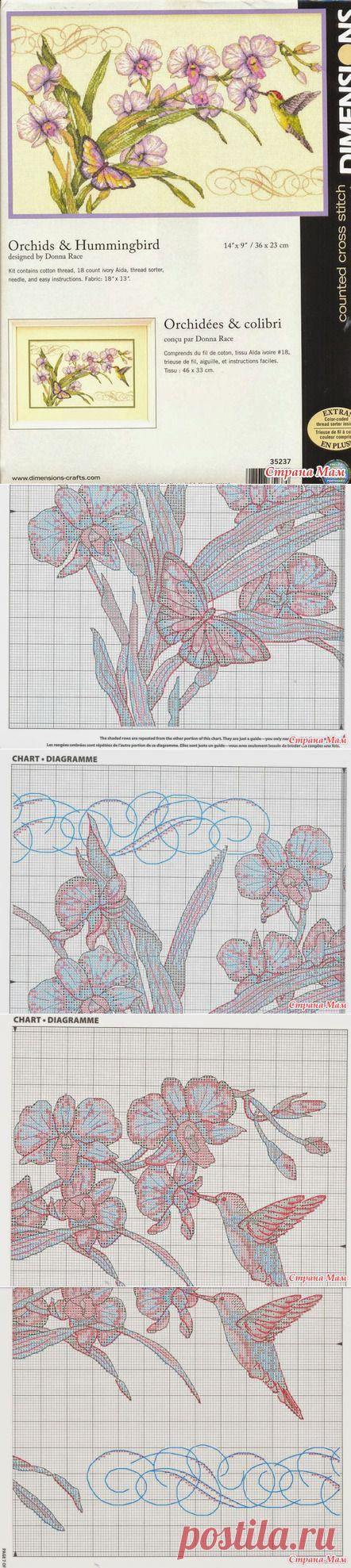 Вышиваем орхидеи. - Клуб рукоделия - Страна Мам