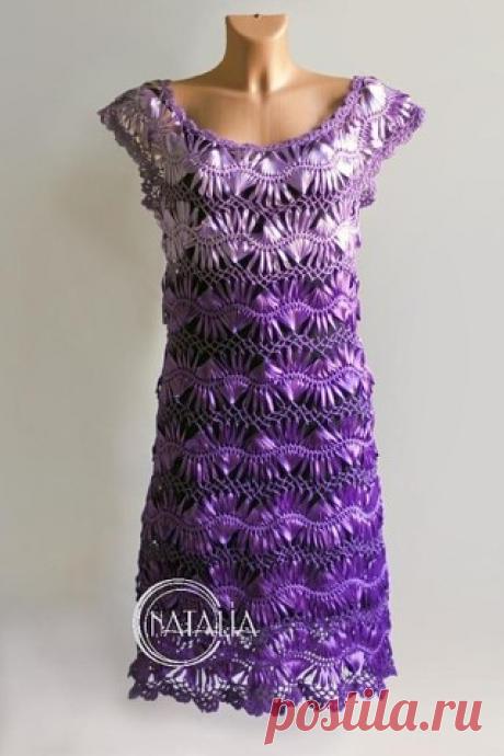 (99) Одноклассники.Платье Брагиной Наталии из... / Рукоделие / Вязаные платья.Юбки. / Pinme.ru