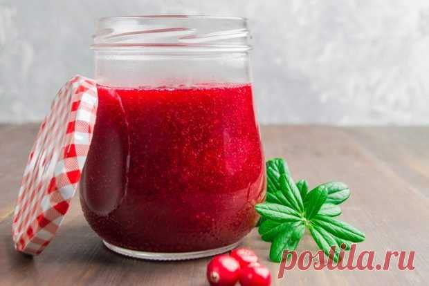Брусника с сахаром на зиму без варки — Домашняя кулинария
