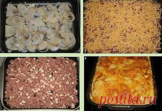 МЯСНАЯ ЗАПЕКАНКА.