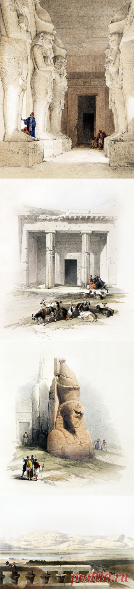 Святая Земля. Литографии Луиса Хэйга (Louis Haghe) по рисункам Дэвида Робертса (David Roberts). Часть 4.