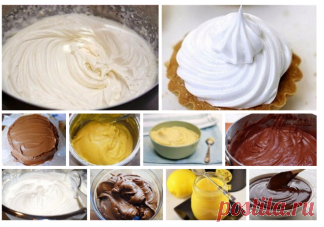 10 рецептов вкусных диетических кремов для тортов и пирожных