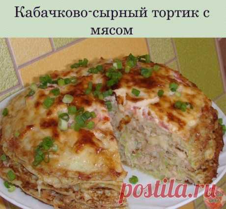 Кабачково-сырный тортик с мясом

Кабачок-300 гр.
Сыр-100 гр.
Яйцо-1 шт.
Мука-2 стол.л.
Соль,перец