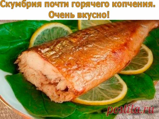 Скумбрия почти горячего копчения | Полезные советы!