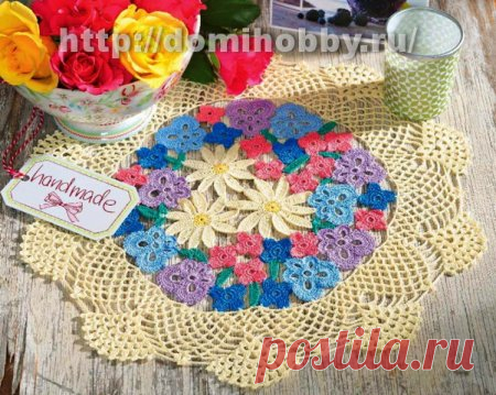 Ажурные салфетки крючком