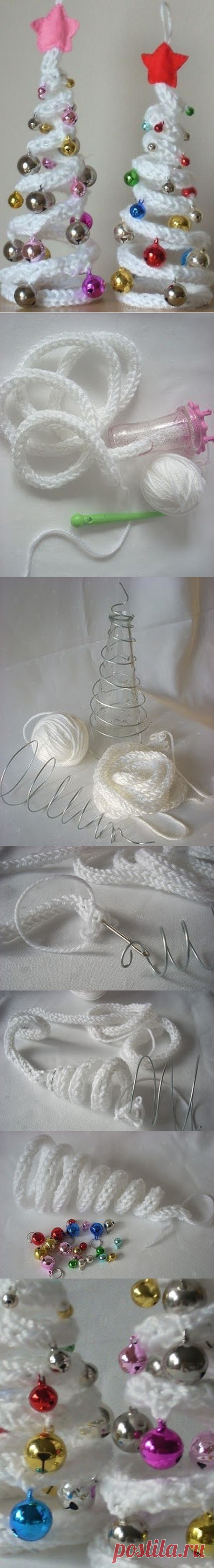 елочка в технике вязания жгутом / Рукоделие / Handmade / Pinme.ru