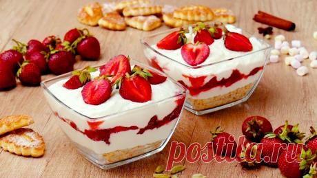 Десерты из клубники без выпечки - 5 рецептов с видео &amp;raquo; Женский Мир