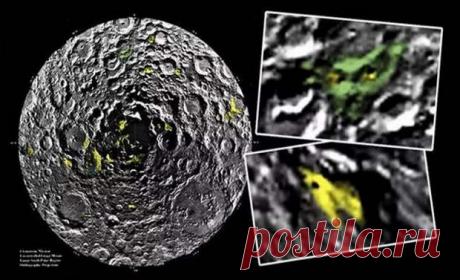 Южный полюс Луны покрыт загадочными постройками - Тайны... - медиаплатформа МирТесен Это фотография Луны, её южного полярного региона, сделанная в 1994 году, пишет уфолог Скотт Уоринг 7 августа 2020 года. Фотография черно-белая и показывает множество уникальных строений. Я хотел найти точно, сколько строений, окрашивая их в желтый цвет. Я нашел около 20 строений, но их больше. Я