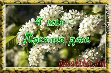 С Прокловым днем! Пусть заговоры от нечисти сработают, а в доме царит только добро и счастье! Открытки на Проклов день!