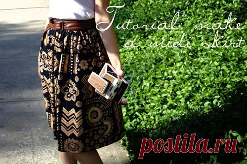 Как сшить юбку из платья