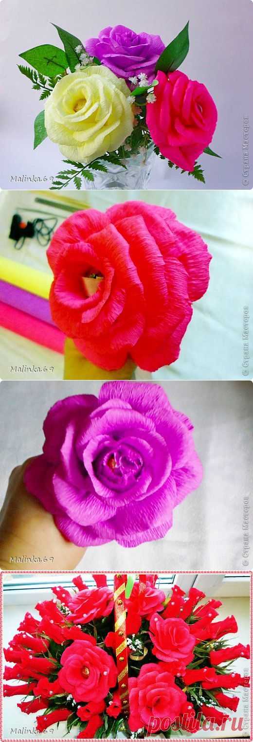 МК.Воздушные розы из конфет.(С изменениями) | Страна Мастеров