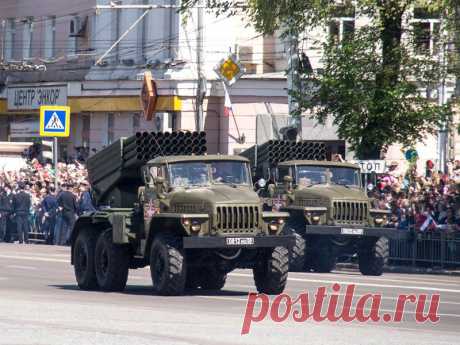 9 Мая в Воронеже. Торжественный парад