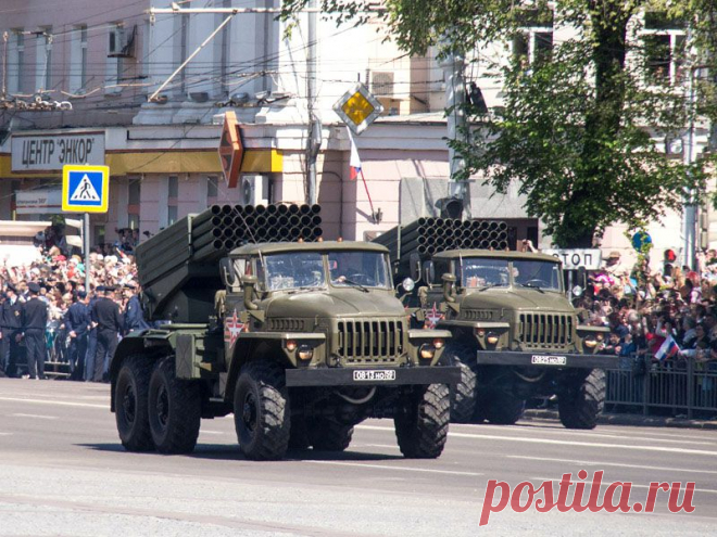 9 Мая в Воронеже. Торжественный парад