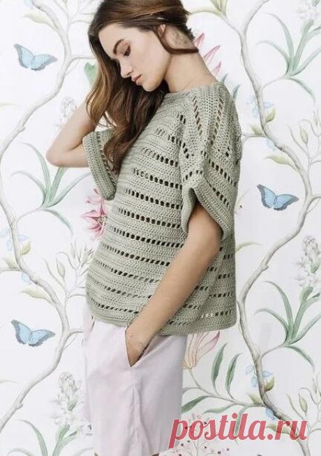 Изящные летние пуловеры. Идеи и схемы. | Вяжем вместе - вяжем стильно. | Дзен