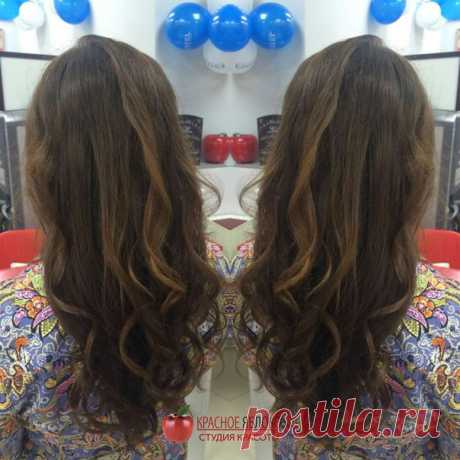 Стрижка💇 на длинные волосы👸 и струящиеся локоны🍃 от стилиста🍎 Максима м.Таганская.