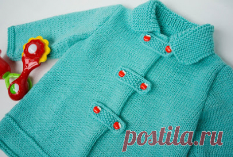 Детский жакет "Бирюза" / Baby jaket Turquoise
