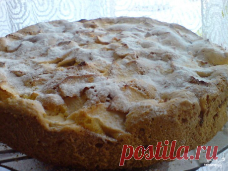 Пирог с яблоками и бананами - кулинарный рецепт на Повар.ру