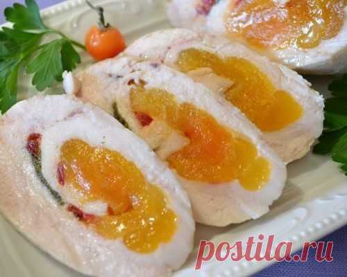 Куриные колбаски-рулетики с курагой. Вкусное сочное мясо! Прекрасно подойдут для всех случаев: от завтрака до праздничного стола! - МирТесен