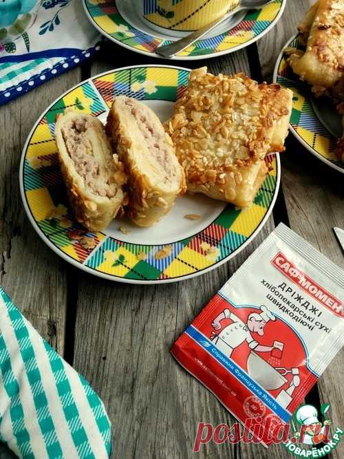 Хрустящие блины с сочной мясной начинкой!