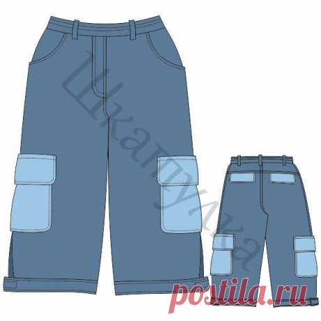 Выкройка капри для мальчика | Шкатулка