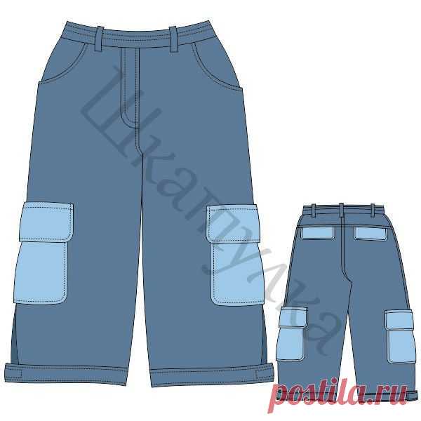 Выкройка капри для мальчика | Шкатулка