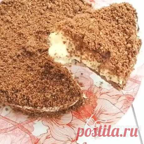 Райский Торт со сметанным кремом без выпечки - Ваши любимые рецепты - медиаплатформа МирТесен