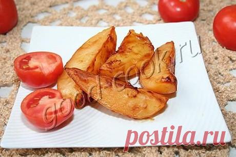 Хорошая кухня - картофель, запечённый в соусе &quot;Адобо&quot;. Кулинарная книга рецептов. Салаты, выпечка.