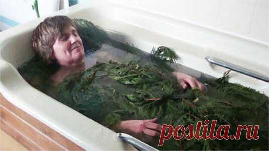 Хвойные ванны с сосновой хвоей, укрепление организма.