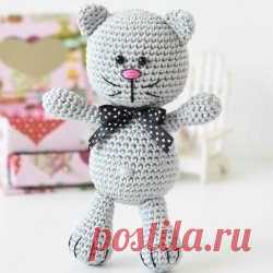 Котенок амигуруми крючком: схема вязания игрушки | AmiguRoom