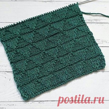 Симпатичный узор спицами.