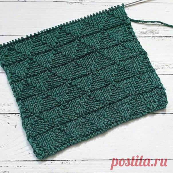 Симпатичный узор спицами.