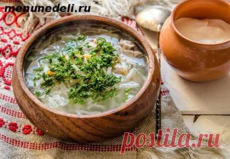 Щи со свининой - рецепт с пошаговыми фото / Меню недели