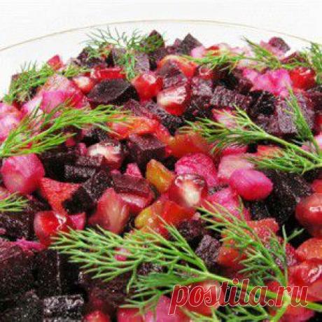 Винегрет по-русски рецепт – русская кухня, салаты с грибами: салаты