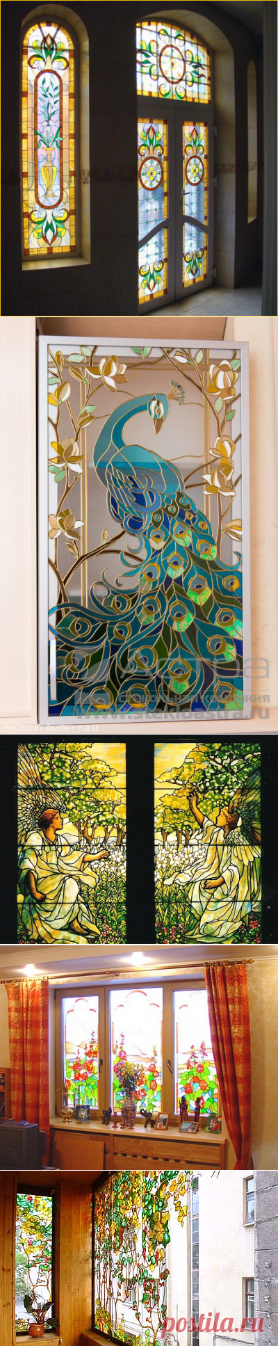Фото красивых витражей | СтройДомУют116