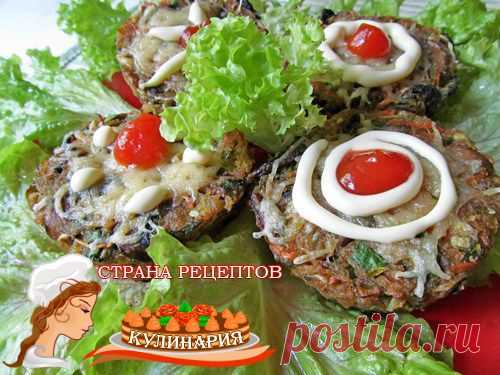 Летняя закуска из овощей с грибами