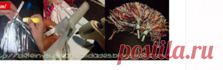 Delein Падилья и его Ремесла: Учебник как сделать с помпонами материалов вторичной переработки