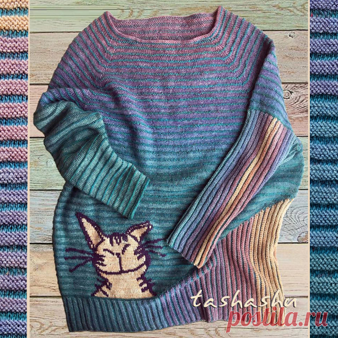 Oversize Pullover Gradient by Svetlana Gordon