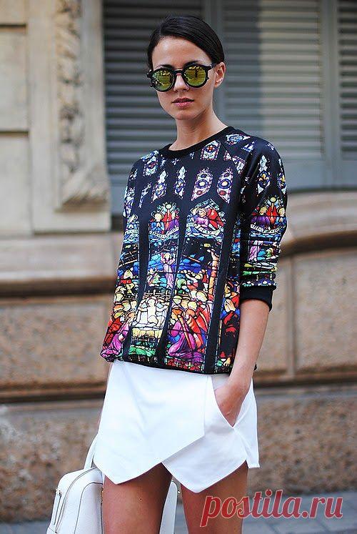 Кофта-витражи / Вещь / ВТОРАЯ УЛИЦА