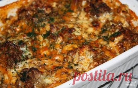 Фарш с грибами в духовке - рецепт с фото на Повар.ру