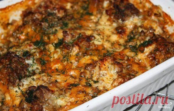 Фарш с грибами в духовке - рецепт с фото на Повар.ру