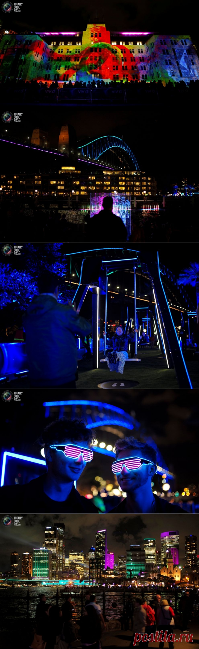 Как проходит ежегодный австралийский фестиваль музыки и света