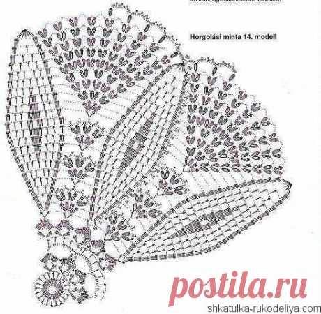 Шикарная салфетка крючком схема. Схема красивой салфетки крючком | Шкатулка рукоделия