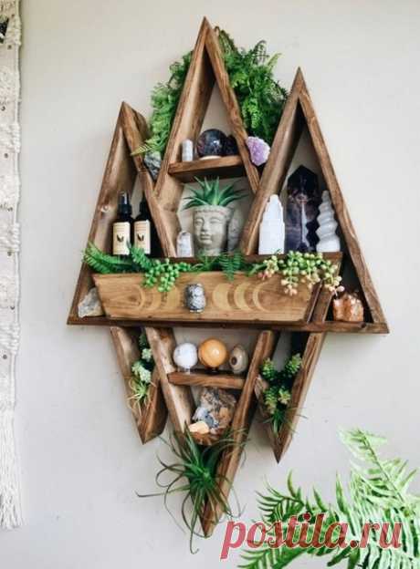 Необычные деревянные полки от Cedar And Craft Co