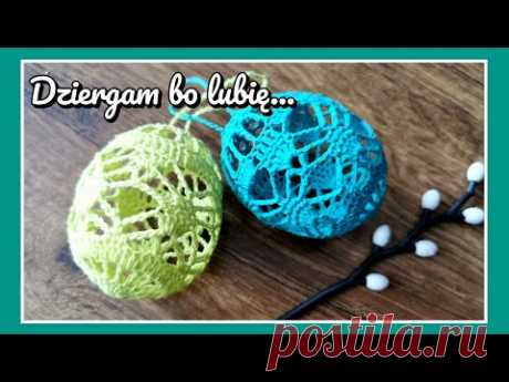 Jajko - pisanka na szydełku wzór 2