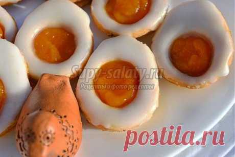 Пасхальное лимонное печенье в виде яиц. Рецепт с пошаговыми фото