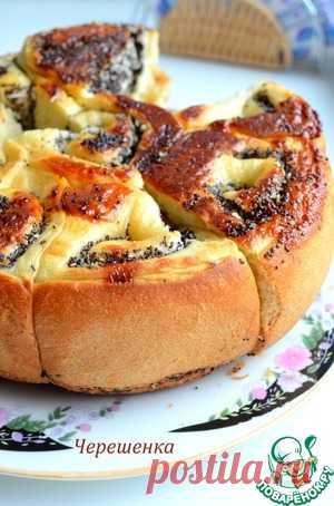 Пирог с маком и кокосовой стружкой - кулинарный рецепт
