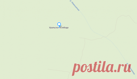 Карта - кп. Уральская слобода р-н. Невьянский